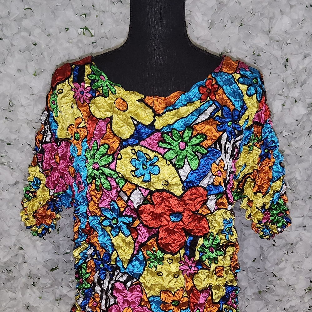 Colorful Floral Women's Top